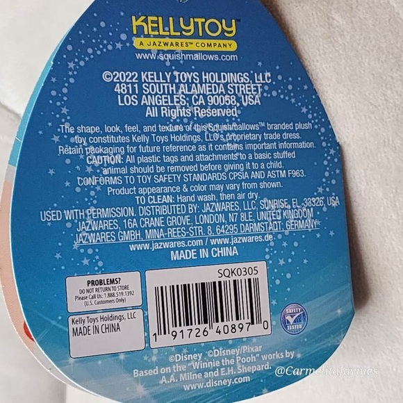 DUMBO 🐘 Disney 14 in Flying Elephant Original Squishmallow By Kellytoy NWT - Picture 4 of 10